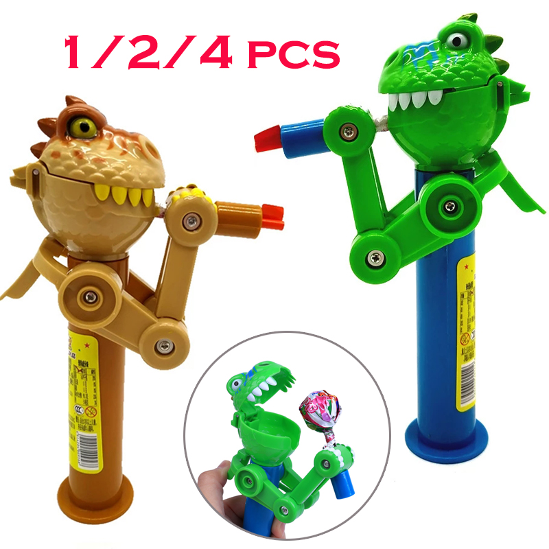 Spicy Food Snacks - 1/2/4 PCS Creative Lollipop Robot Holder