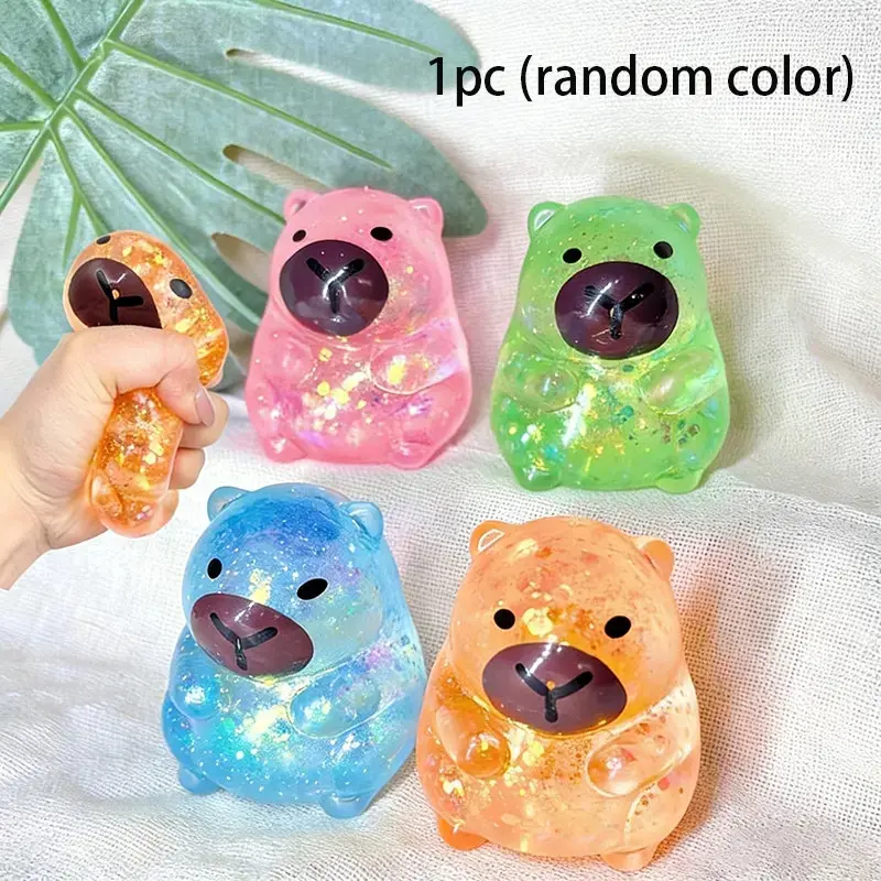 Spicy Food Snacks - 1pcs Capybara Malt Candy Squishy Toy,