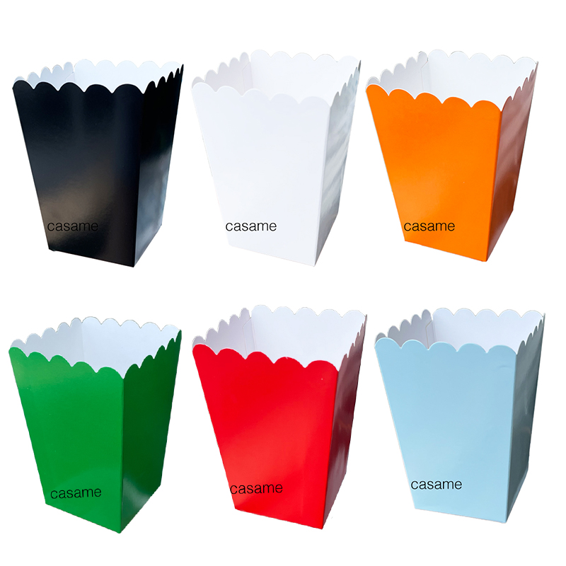 Food Snacks For Christmas - 12pcs Paper Candy Cartons Popcorn Box