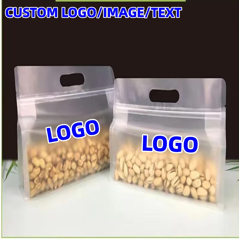 50PCS Frosted 3D Stand Up Zipl - огляд і ціна Food Snacks For Christmas