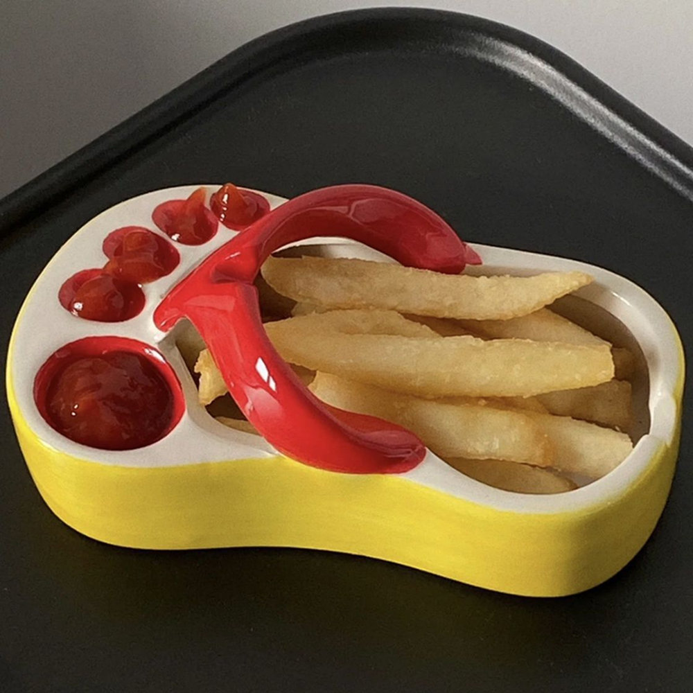 Novel French Fries Plate Creat - огляд і ціна Food Snacks Restaurant