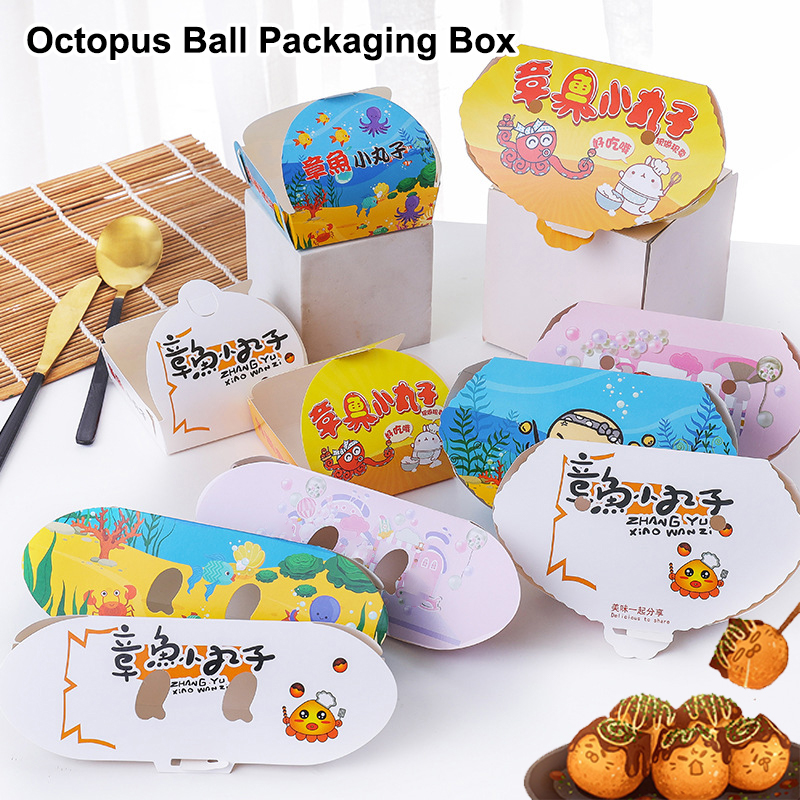 100Pcs Disposable Cartoon Octo - огляд і ціна Food In Japanese Snacks