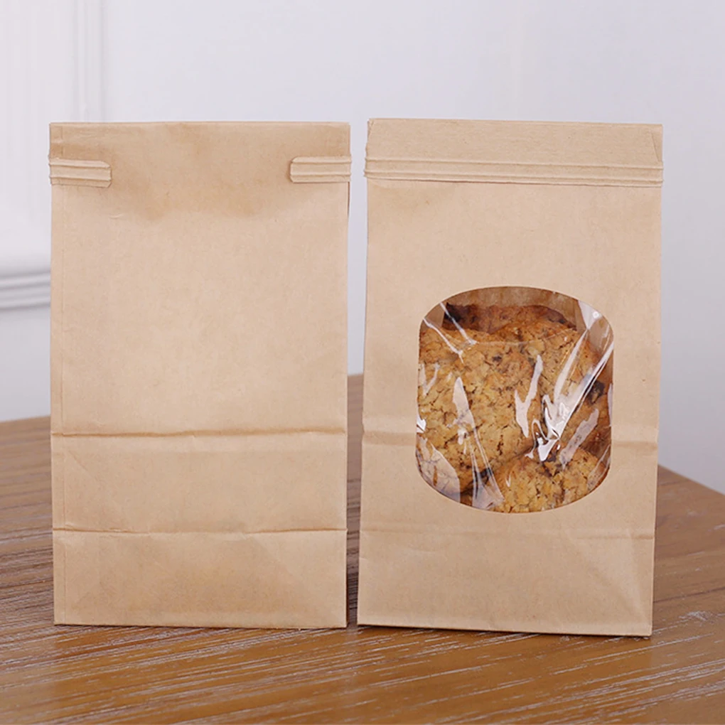 10Pcs Bakery Bags, Window Seal - огляд і ціна Food Snacks For Christmas