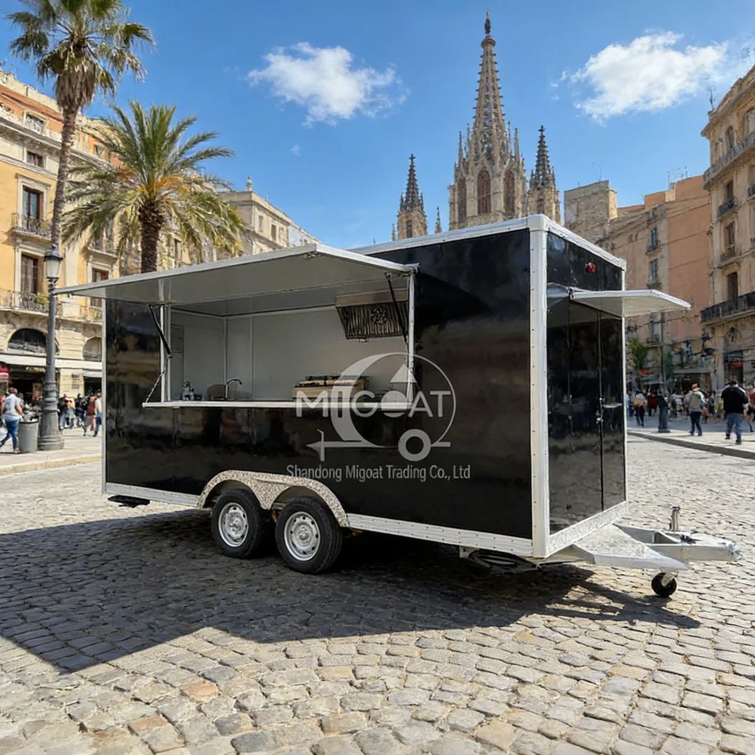 Commercial Mobile Food Cart Mu - огляд і ціна Food Snacks To Sell