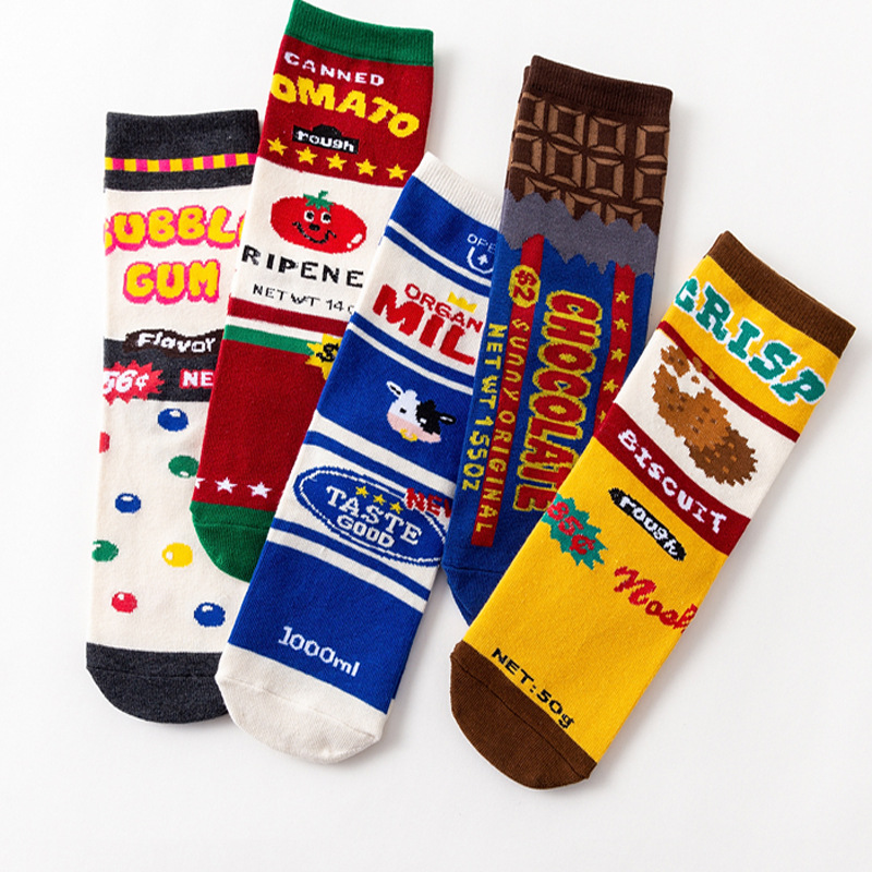 1 Pair Fashion Women Sock Funn - огляд і ціна Food In Japanese Snacks