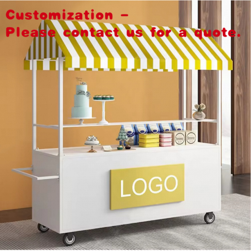 custom.Move Market Stall Cart  - огляд і ціна Food Snacks To Sell