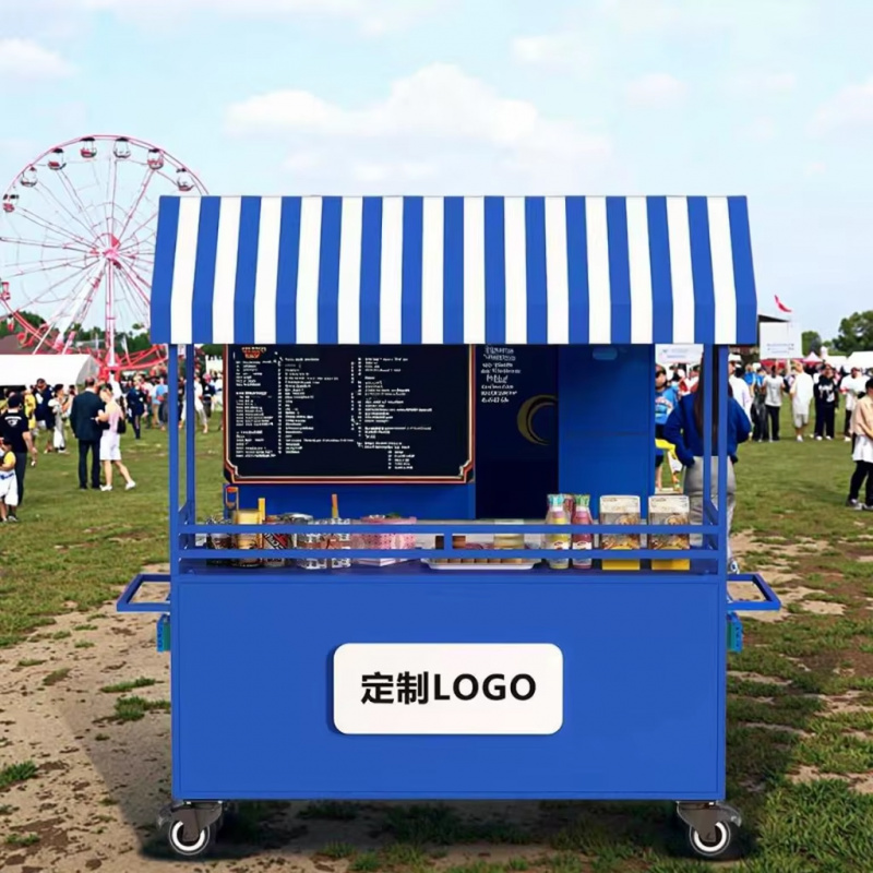 custom.Move Market Stall Cart  - огляд і ціна Food Snacks To Sell