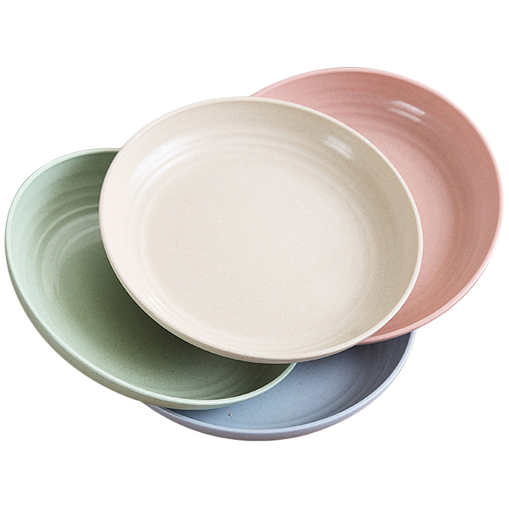 4Pcs Wheat Stalk Meal Plate Ex - огляд і ціна Food Snacks Restaurant