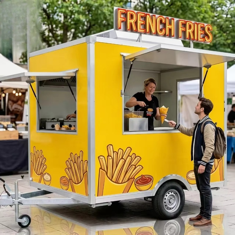 Mobile Snack Cart with Wheels  - огляд і ціна Food Snacks To Sell