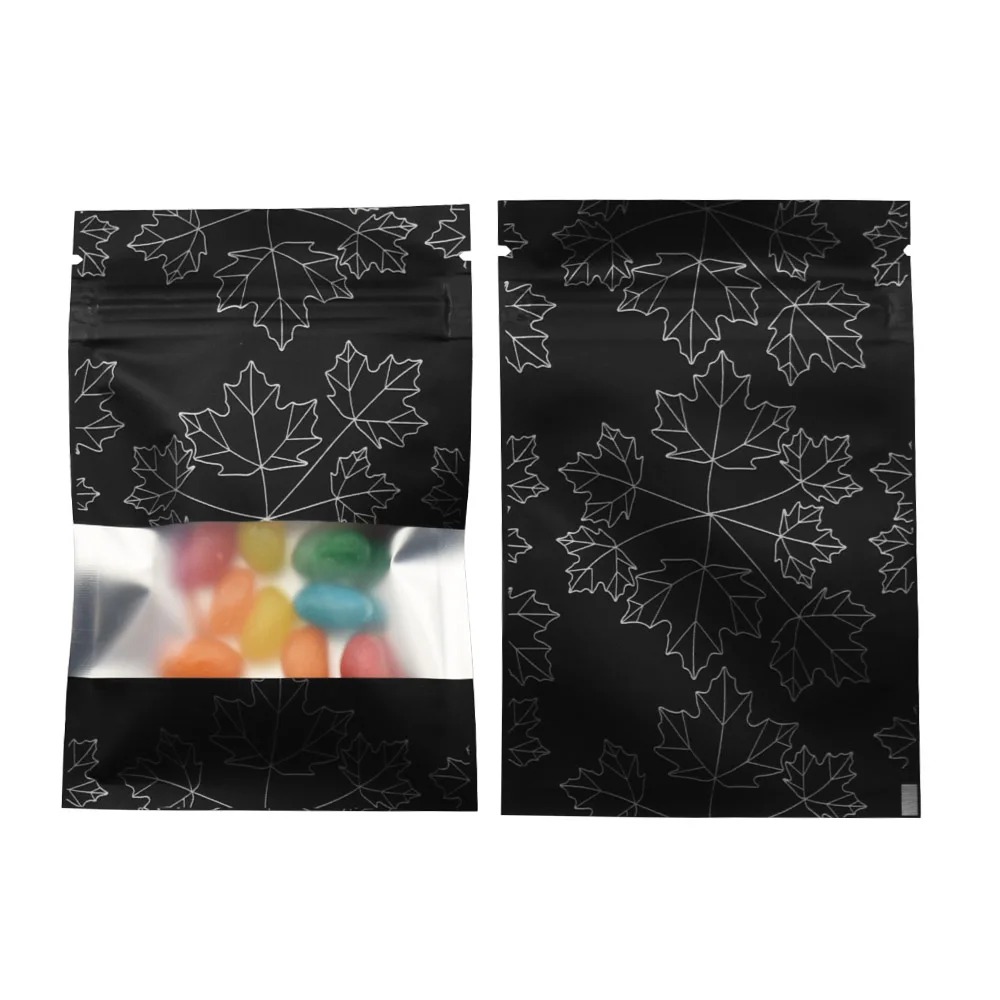 100Pcs Zip Lock Mylar Foil Bag - огляд і ціна Food Snacks For Christmas