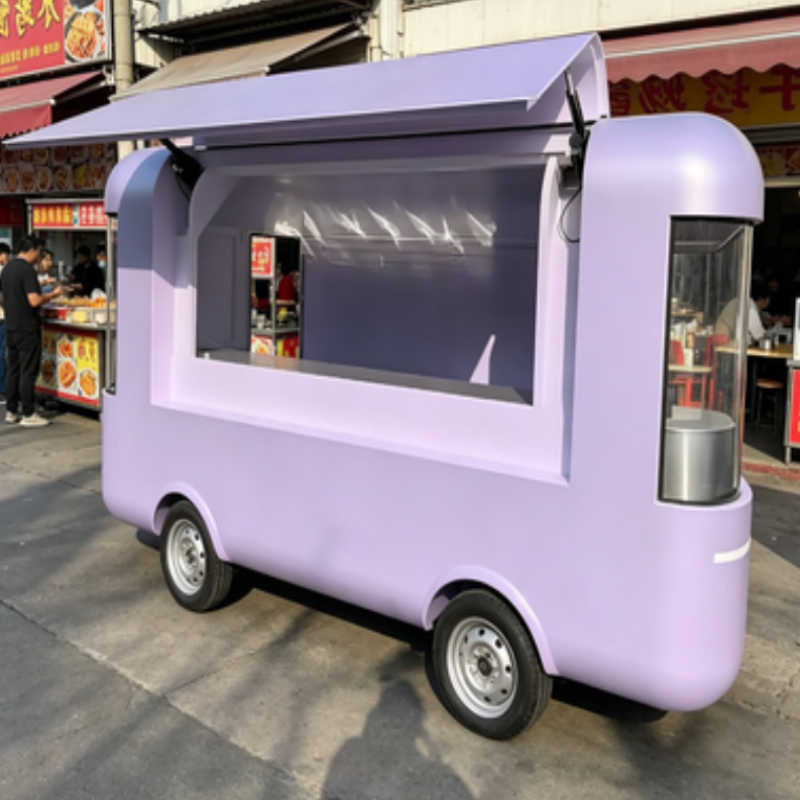 Round Movable Food Trailer Por - огляд і ціна Food Snacks To Sell