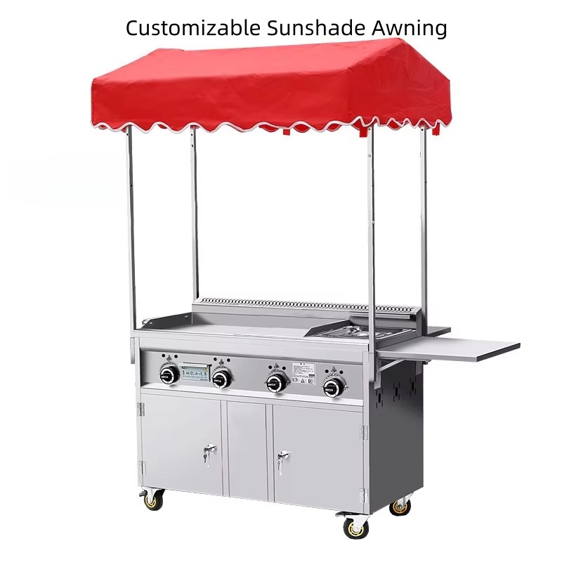 Gas-powered mobile snack cart  - огляд і ціна Food Snacks To Sell