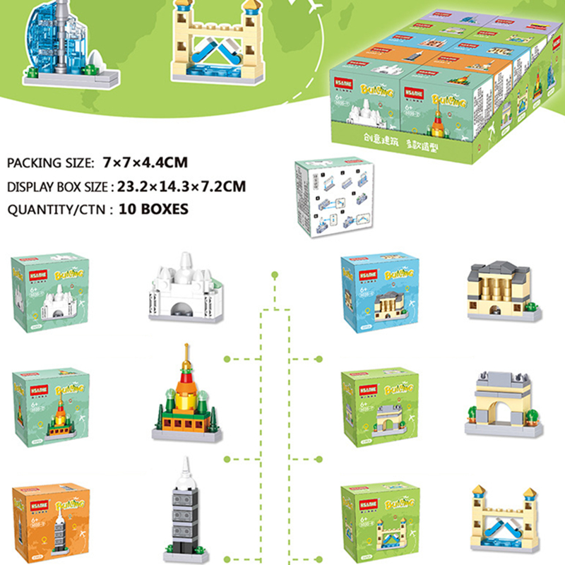 10in1 Cute Architectural Stree - огляд і ціна Food Snacks Ideas